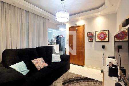 Sala de apartamento à venda com 2 quartos, 57m² em Parque Oratorio, Santo André