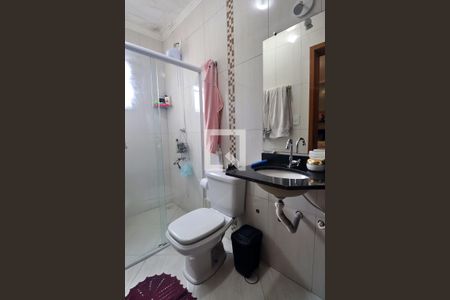 Banheiro  de apartamento à venda com 2 quartos, 57m² em Parque Oratorio, Santo André