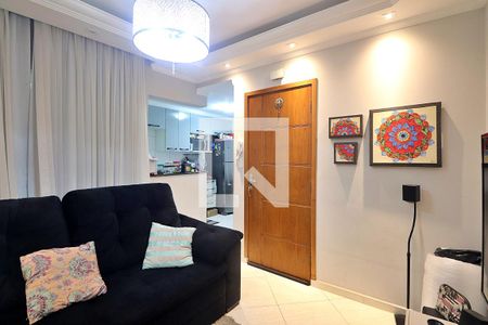 Sala de apartamento para alugar com 2 quartos, 57m² em Parque Oratorio, Santo André