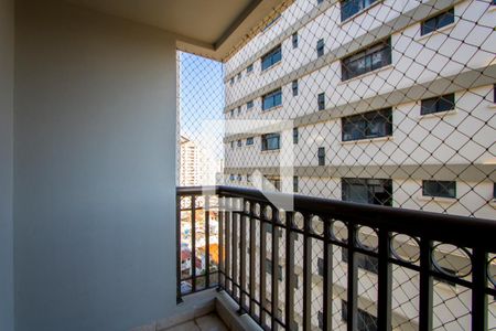 Varanda da sala de apartamento para alugar com 3 quartos, 140m² em Centro, Santo André