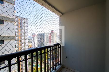 Varanda da sala de apartamento para alugar com 3 quartos, 140m² em Centro, Santo André