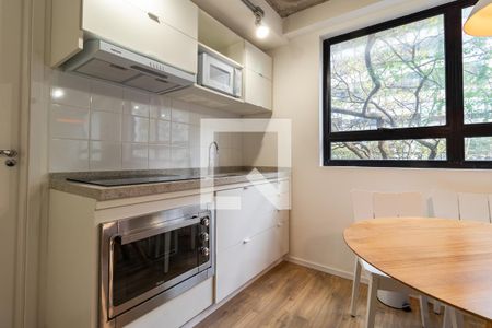 Cozinha - Armários de kitnet/studio para alugar com 1 quarto, 35m² em Jardim Paulista, São Paulo
