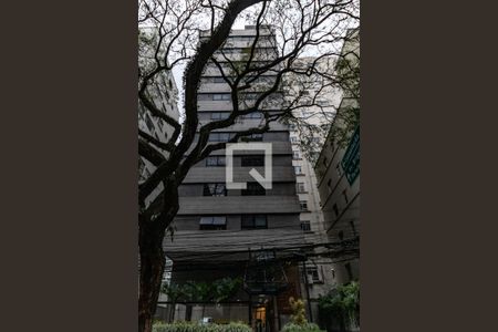 Fachada do Prédio de kitnet/studio para alugar com 1 quarto, 35m² em Jardim Paulista, São Paulo