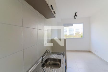 Cozinha de apartamento para alugar com 1 quarto, 26m² em Jardim Mirante, São Paulo