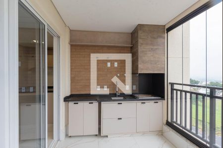 Sacada e Espaço Gourmet de apartamento para alugar com 3 quartos, 92m² em Swiss Park, Campinas