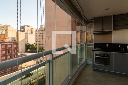 Apartamento para alugar com 34m², 1 quarto e 1 vagaVaranda