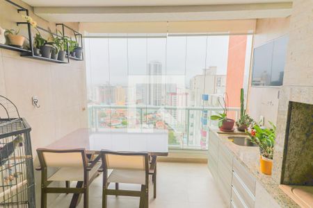 Varanda Gourmet de apartamento à venda com 3 quartos, 100m² em Vila Osasco, Osasco