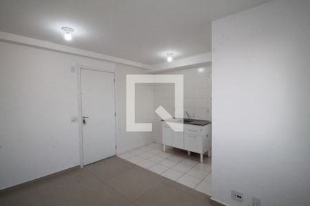 Sala/Cozinha e área de serviço de apartamento para alugar com 2 quartos, 41m² em Jardim Belém, São Paulo