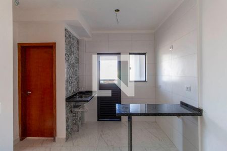 Sala e Cozinha Integrada  de apartamento à venda com 2 quartos, 37m² em Vila Reg. Feijó, São Paulo