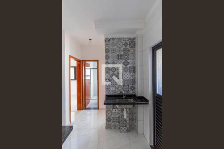 Sala e Cozinha Integrada  de apartamento à venda com 2 quartos, 39m² em Vila Reg. Feijó, São Paulo