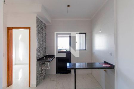 Sala e Cozinha Integrada  de apartamento à venda com 2 quartos, 36m² em Vila Reg. Feijó, São Paulo