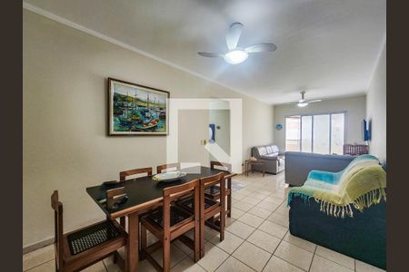 Sala de apartamento para alugar com 2 quartos, 85m² em Jardim Santa Genoveva, Guarujá