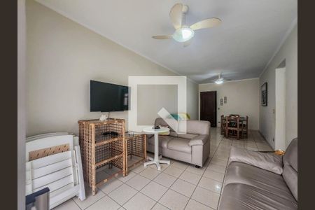 Sala de apartamento para alugar com 2 quartos, 85m² em Jardim Santa Genoveva, Guarujá