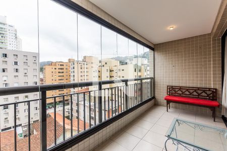 Varanda de apartamento para alugar com 2 quartos, 100m² em José Menino, Santos