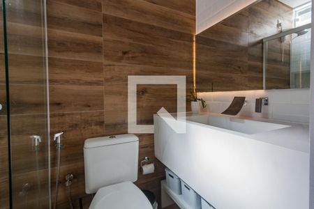 Banheiro da Suíte de apartamento para alugar com 1 quarto, 20m² em Centro, Florianópolis