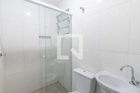 Banheiro de kitnet/studio para alugar com 1 quarto, 31m² em Americanópolis, São Paulo