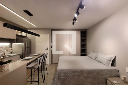 Studio à venda com 29m², 1 quarto e 1 vagaSala/Quarto