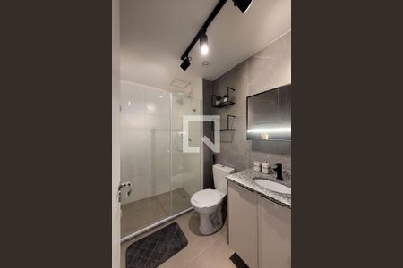 Banheiro de kitnet/studio à venda com 1 quarto, 29m² em Vila Mariana, São Paulo