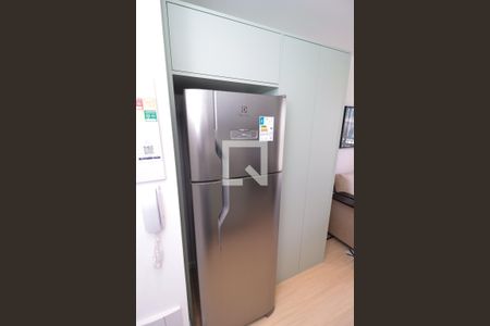 Studio à venda com 29m², 1 quarto e sem vagaDetalhe da cozinha