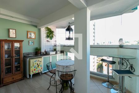 Varanda da Sala de apartamento à venda com 4 quartos, 124m² em Buritis, Belo Horizonte
