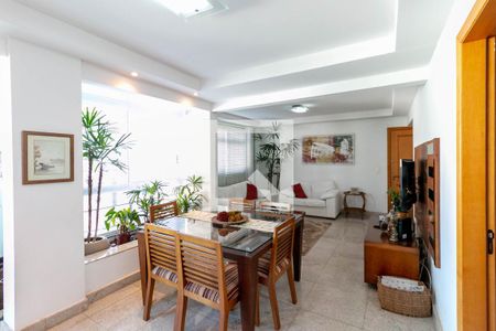 Sala de apartamento à venda com 4 quartos, 124m² em Buritis, Belo Horizonte