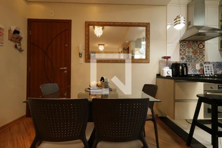 Sala de Jantar de apartamento à venda com 2 quartos, 66m² em Jardim Jamaica, Santo André
