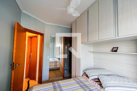 Quarto Suíte de apartamento à venda com 2 quartos, 62m² em Vila Linda, Santo André