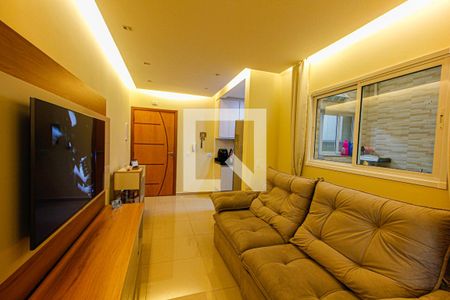 Sala de apartamento à venda com 2 quartos, 62m² em Vila Linda, Santo André