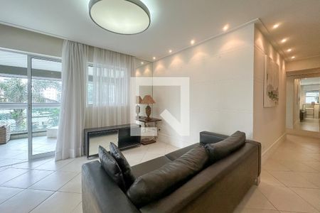 Sala de apartamento para alugar com 3 quartos, 145m² em Vila Luis Antonio, Guarujá