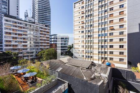 Vista de kitnet/studio para alugar com 1 quarto, 21m² em Jardim Paulistano, São Paulo