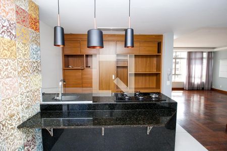 Cozinha de apartamento à venda com 4 quartos, 186m² em Santo Antônio, Belo Horizonte