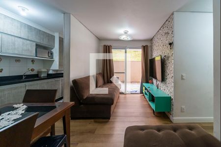 Sala de apartamento à venda com 3 quartos, 57m² em Parque Sao Vicente, Santo André