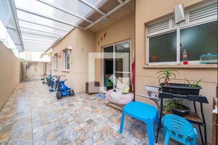 Varanda e Quintal de apartamento à venda com 3 quartos, 57m² em Parque Sao Vicente, Santo André
