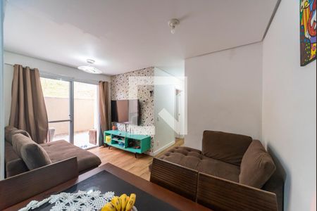 Sala de apartamento à venda com 3 quartos, 57m² em Parque Sao Vicente, Santo André