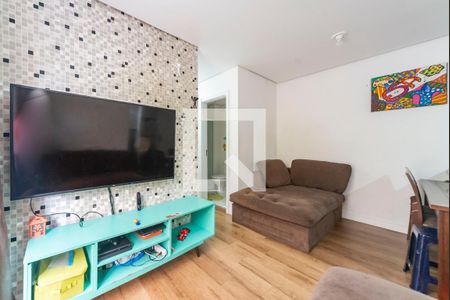 Sala de apartamento à venda com 3 quartos, 57m² em Parque Sao Vicente, Santo André