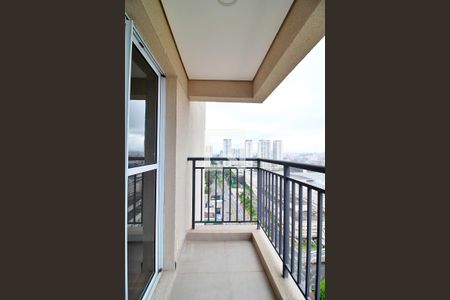 Varanda da Sala de apartamento para alugar com 2 quartos, 55m² em Jardim, Santo André