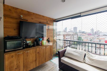 Varanda da Sala de apartamento para alugar com 3 quartos, 83m² em Vila Prudente, São Paulo