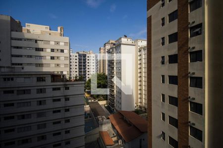 Vista da Sacada de kitnet/studio à venda com 1 quarto, 25m² em Pompeia, São Paulo