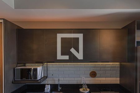 Cozinha de kitnet/studio para alugar com 1 quarto, 24m² em Consolação, São Paulo