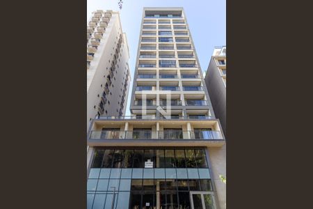 Fachada do Prédio de kitnet/studio para alugar com 1 quarto, 24m² em Consolação, São Paulo
