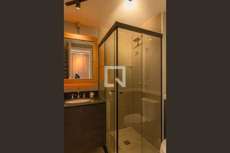 Studio para alugar com 24m², 1 quarto e sem vaga Studio para alugar com 24m², 1 quarto e sem vagaBanheiro