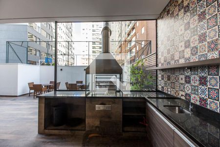 Apartamento à venda com 46m², 1 quarto e 1 vagaÁrea gourmet