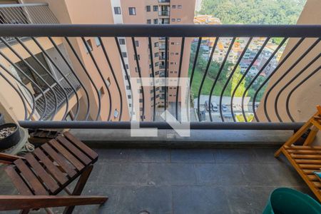 Varanda da Sala de apartamento à venda com 2 quartos, 98m² em Jardim Maria Rosa, Taboão da Serra
