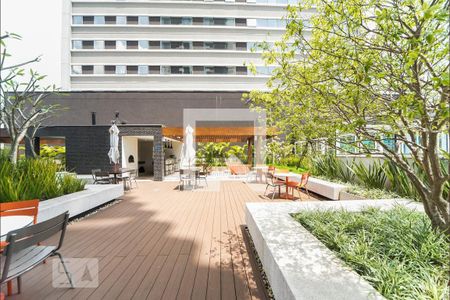 Apartamento para alugar com 42m², 1 quarto e 1 vaga Apartamento para alugar com 42m², 1 quarto e 1 vagaÁrea comum - Churrasqueira