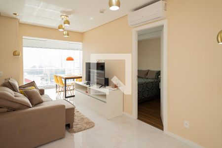 Sala de apartamento para alugar com 1 quarto, 42m² em Centro, São Bernardo do Campo