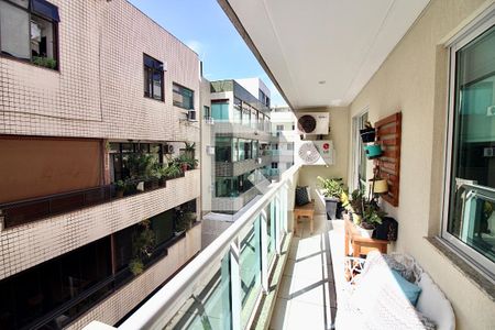 Varanda da Sala de apartamento à venda com 3 quartos, 98m² em Recreio dos Bandeirantes, Rio de Janeiro