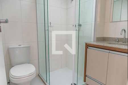 Banheiro de kitnet/studio para alugar com 1 quarto, 22m² em Vila Mariana, São Paulo