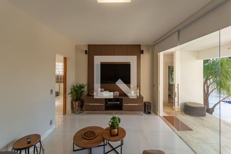 Sala de TV de casa à venda com 5 quartos, 606m² em Bandeirantes (pampulha), Belo Horizonte