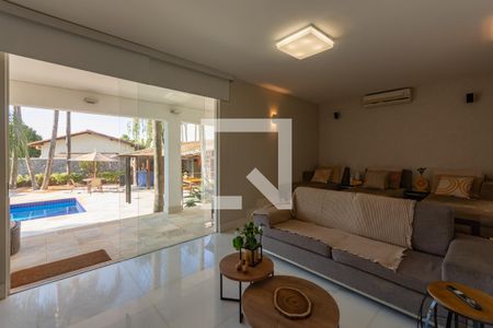 Sala de TV de casa à venda com 5 quartos, 606m² em Bandeirantes (pampulha), Belo Horizonte
