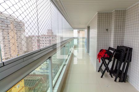 Varanda de apartamento para alugar com 3 quartos, 130m² em Cidade Ocian, Praia Grande